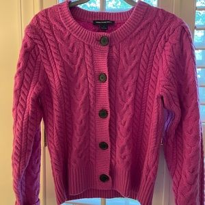 Something Navy Wool Cardigan